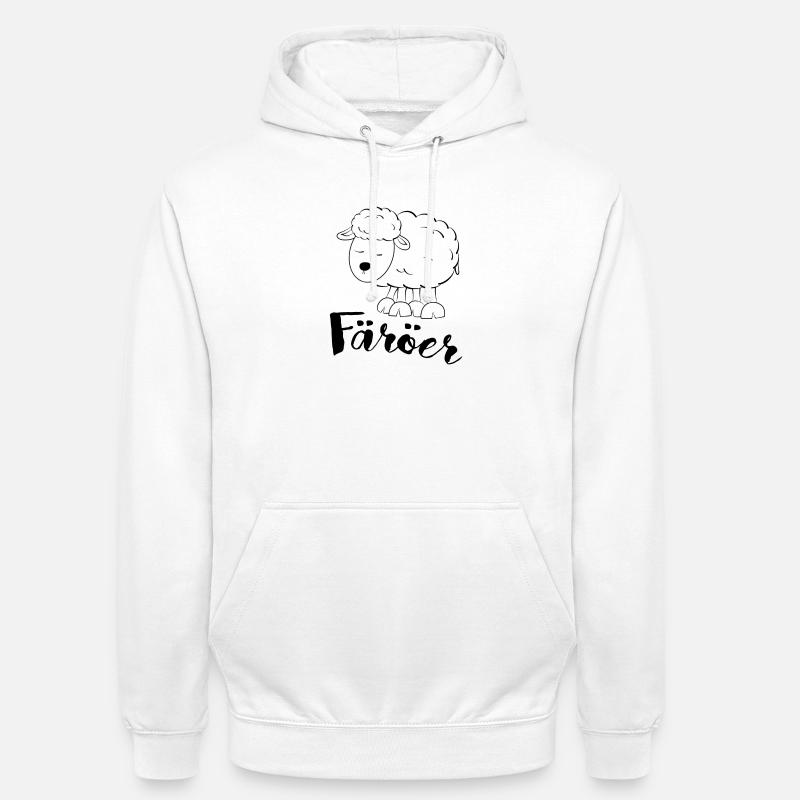 Färöer Schaf - Unisex Hoodie - Weiß