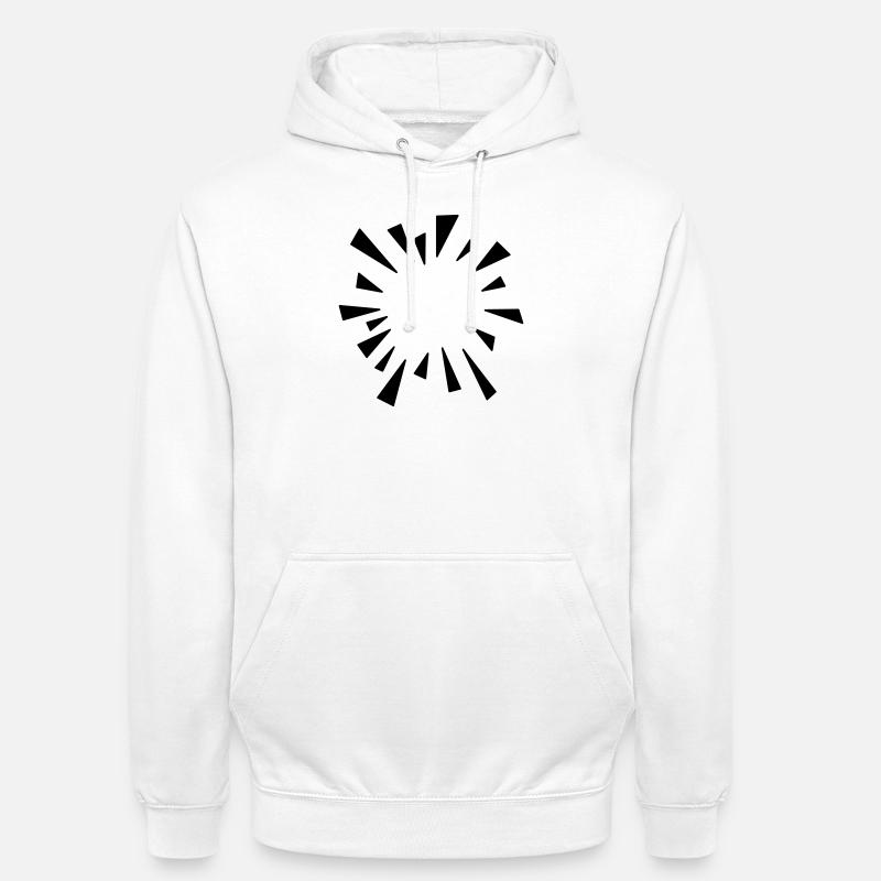 Comic Effect Burst Balloon - Unisex Hoodie - white