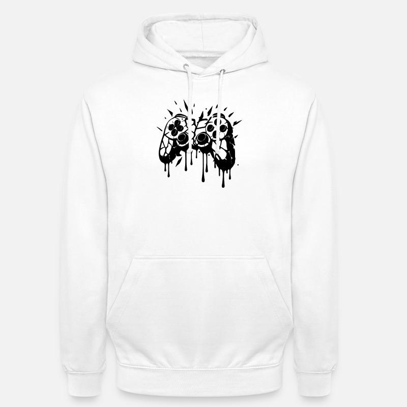 Kaputter Controller - Unisex Hoodie - Weiß
