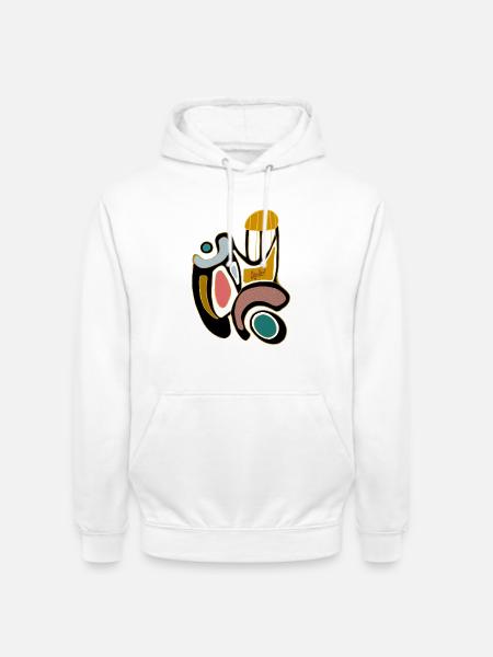 minimalist - Unisex Hoodie - Weiß
