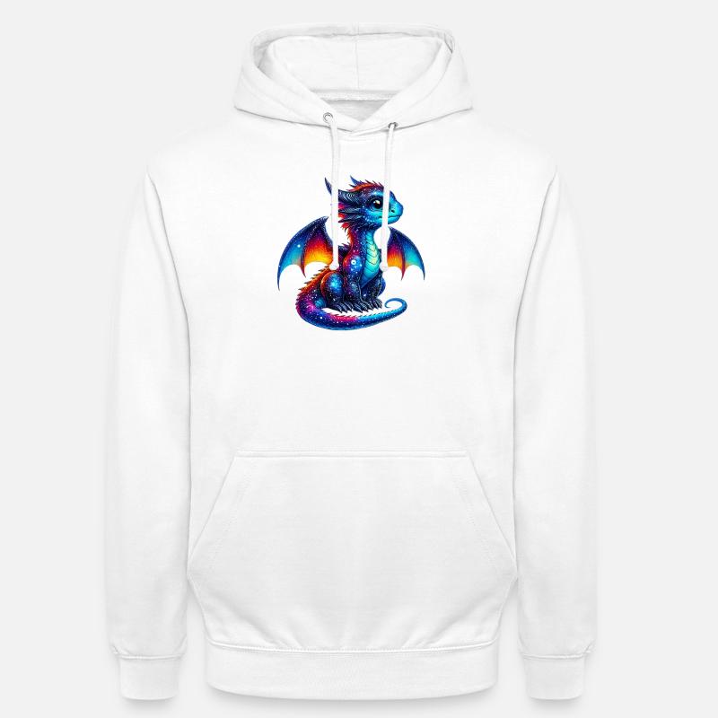 Drache - Unisex Hoodie - Weiß