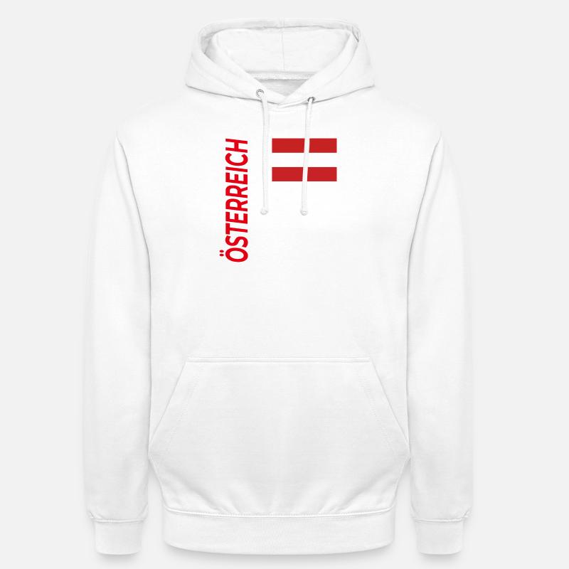 Großglockner - Sweat-shirt à capuche unisexe - blanc