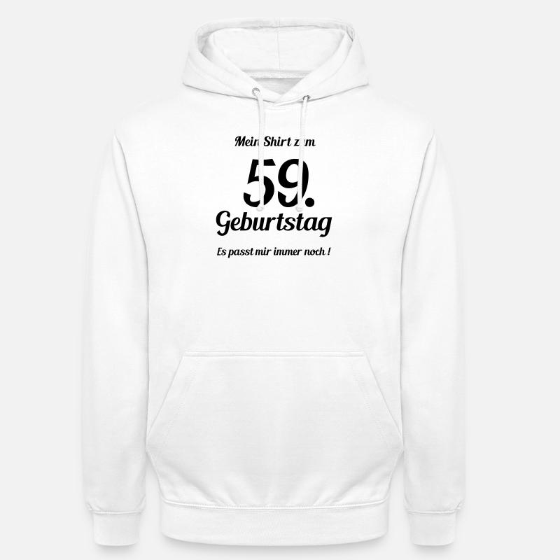 Passt seit 59 - Unisex Hoodie - Weiß