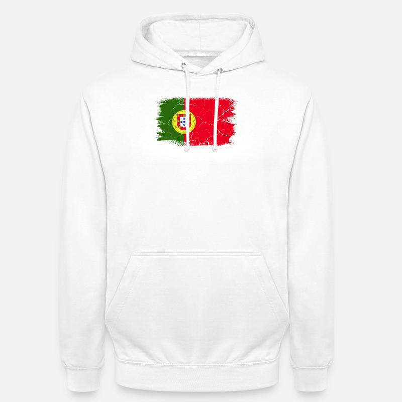 Coimbra - Sweat-shirt à capuche unisexe - blanc