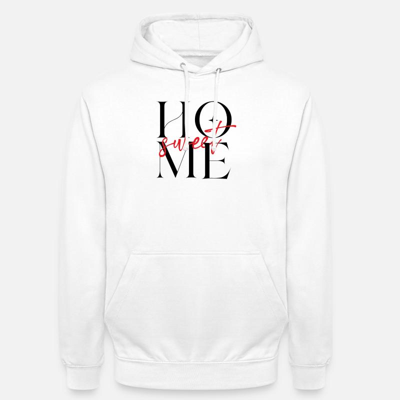 Sweet Script Rouge - Sweat-shirt à capuche unisexe - blanc