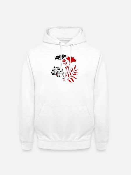 Blumenstrauß  - Unisex Hoodie - Weiß