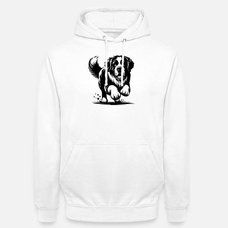 Bernhardiner - Unisex Hoodie - Weiß
