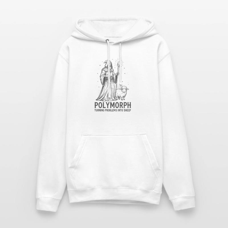 Polymorph Wizard – Turning Problems into Sheep Unisex Hoodie