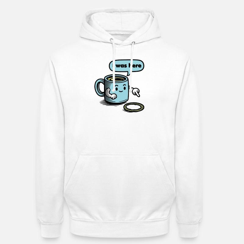 Diction de Lusitger Coffee - Sweat-shirt à capuche unisexe - blanc