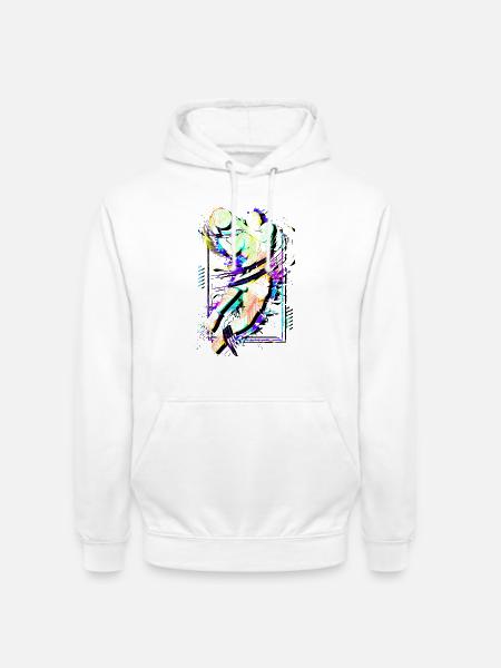 Basketballer - Basketball Spieler - Slamdunk - Unisex Hoodie - Weiß