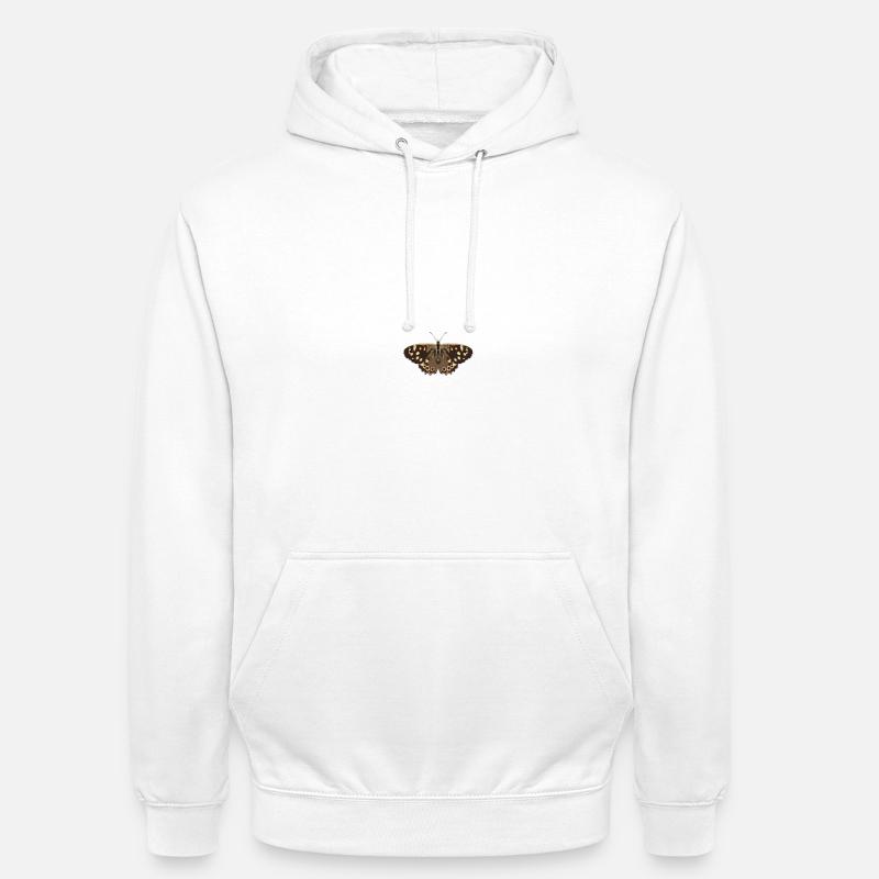 Papillons : Le jeu de société de la forêt - Sweat-shirt à capuche unisexe - blanc