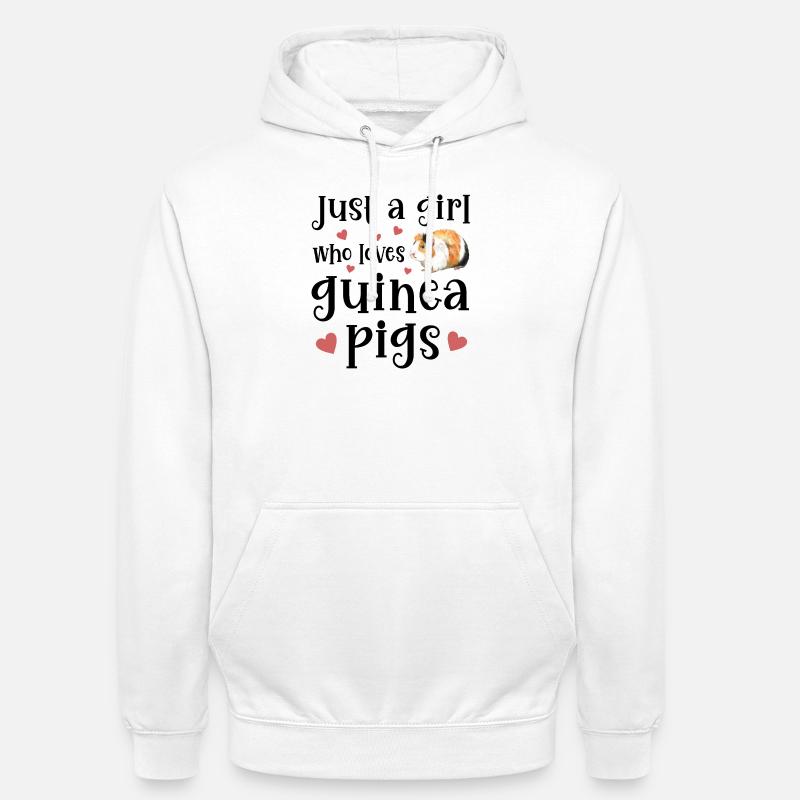 Cavia - Felpa con cappuccio unisex - bianco