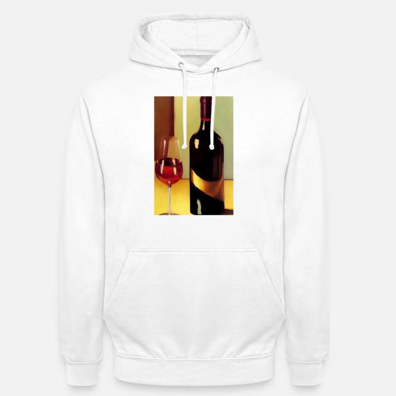 Wein Trinker - Unisex Hoodie - Weiß
