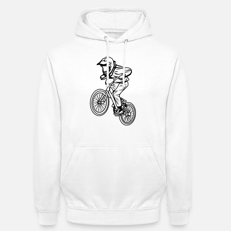 BMX Junge - Unisex Hoodie - Weiß