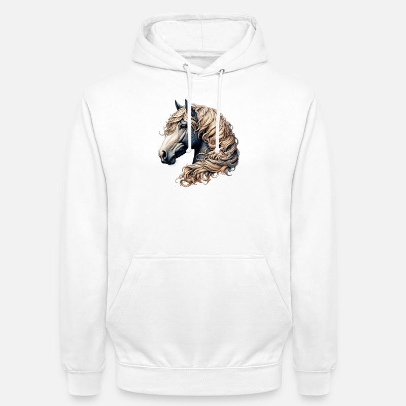 Pferd - Unisex Hoodie - Weiß