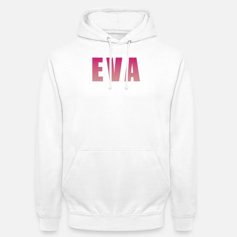 Conception de bloc de texte dégradé - Sweat-shirt à capuche unisexe - blanc