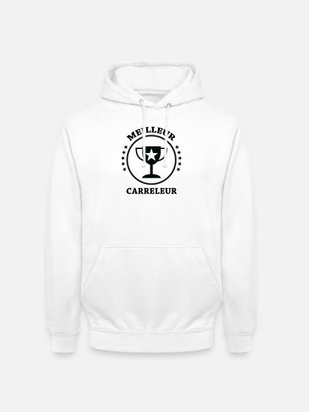 Best Tiler - Unisex Hoodie - white