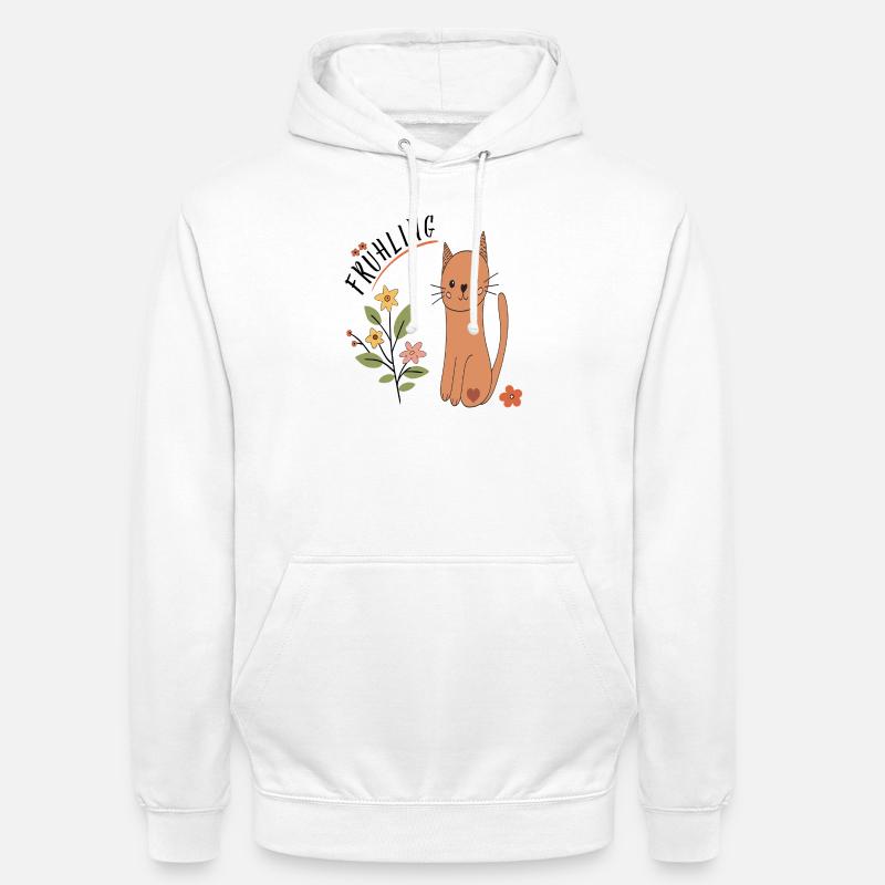 Source - Sweat-shirt à capuche unisexe - blanc