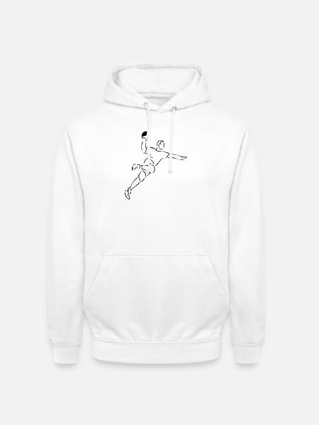 Handball - Unisex Hoodie - Weiß