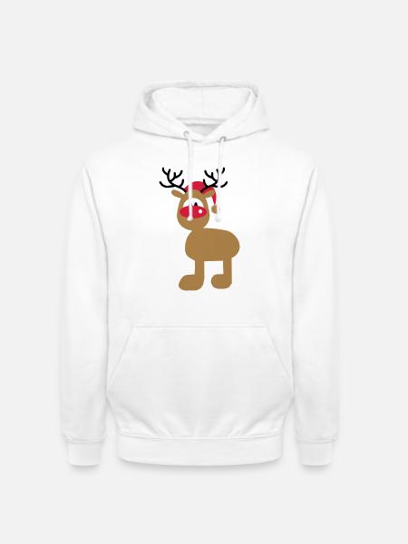 Noël - Sweat-shirt à capuche unisexe - blanc