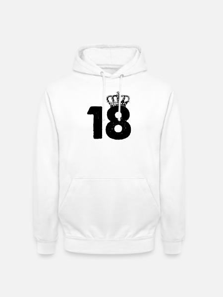 18 Crowns - Unisex Hoodie - white