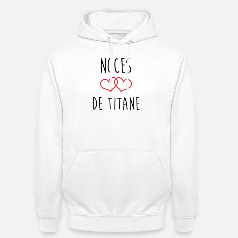 Titanium-Hochzeit 72 Jahre Ehe - Unisex Hoodie - Weiß