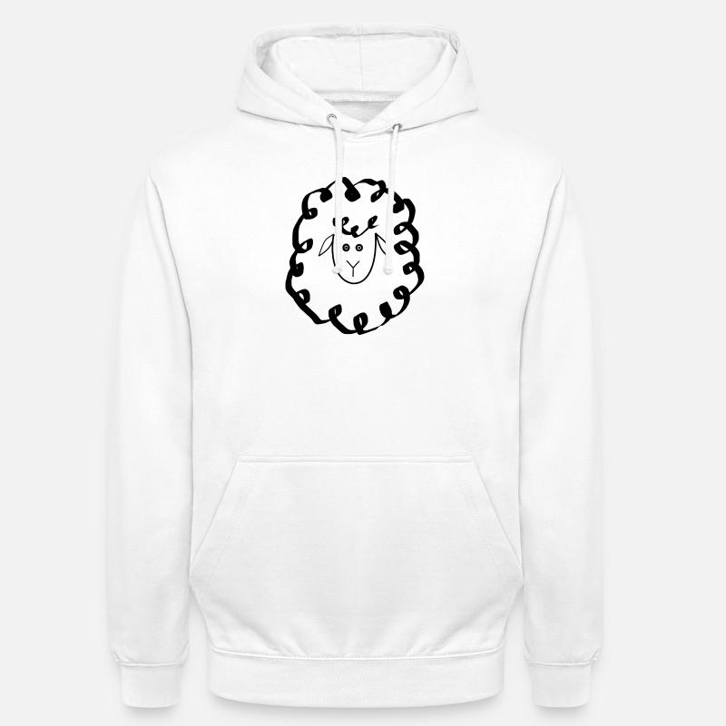Schafe Schäfchen Lamm - Unisex Hoodie - Weiß