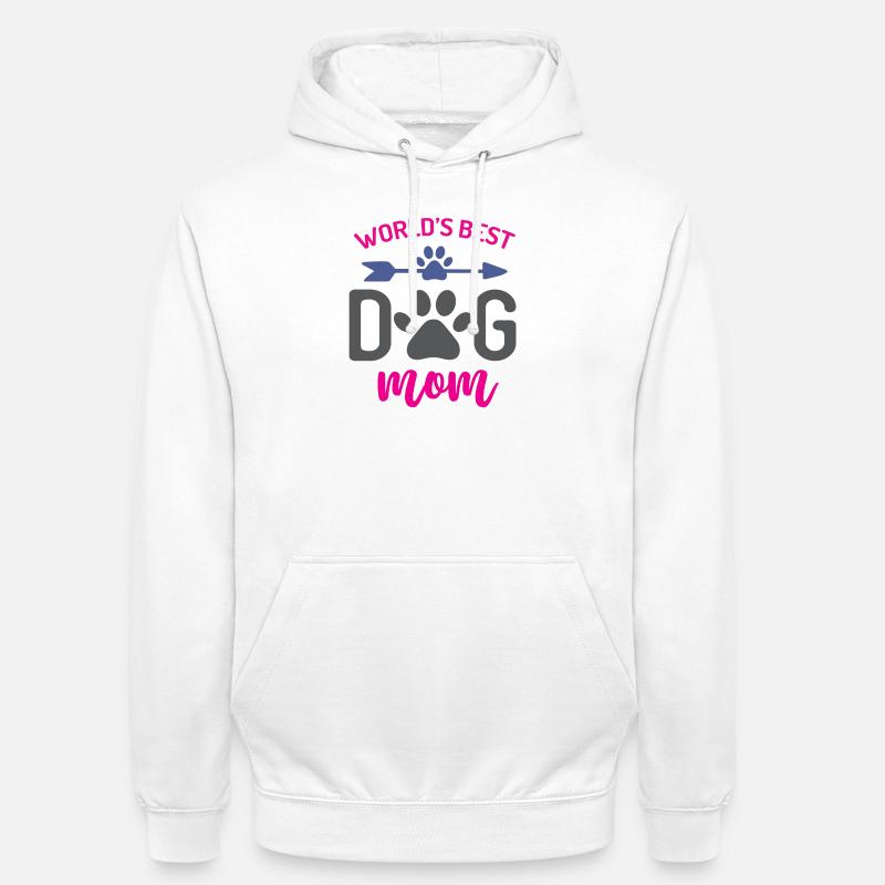 Die beste Hundemutter der Welt - Unisex Hoodie - Weiß