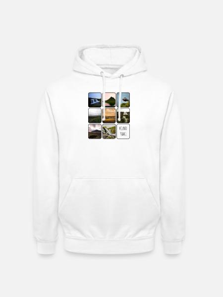 IJsland Reizen - Uniseks hoodie - wit