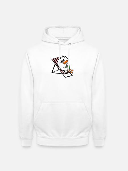 Gull - Unisex Hoodie - white