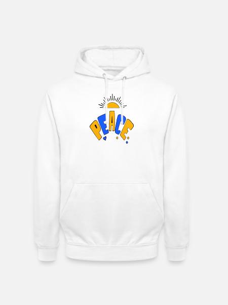 Peace - Unisex Hoodie - white