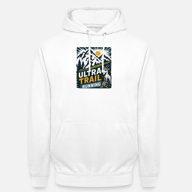 Ultra Trail Running - Sweat-shirt à capuche unisexe - blanc