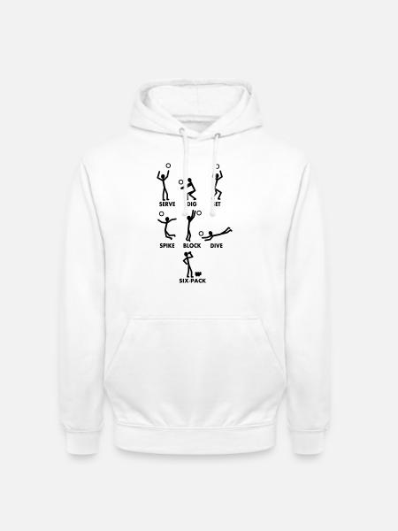 Volleyball-Slang - Unisex Hoodie - white