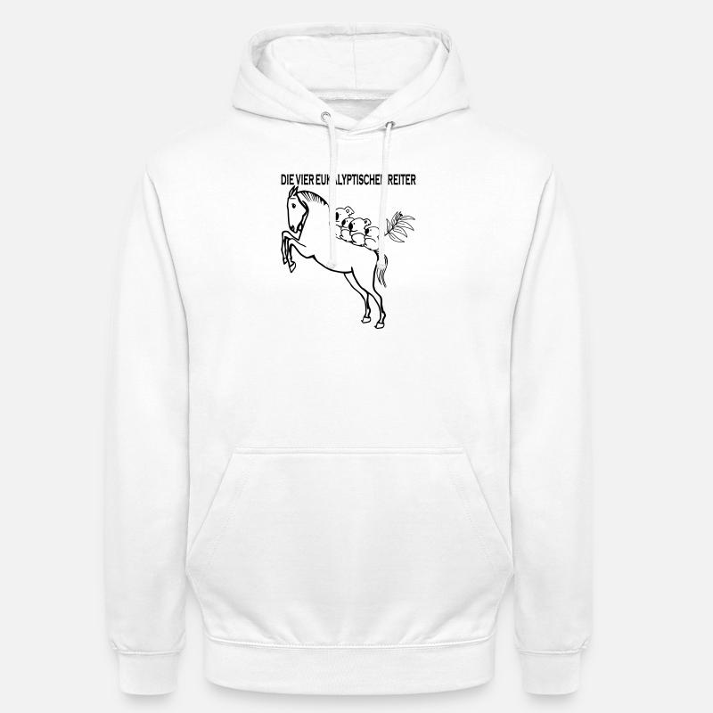 Die vier eukalyptischen Reiter - Unisex Hoodie - Weiß