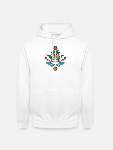 Kurbits en couleur - Sweat-shirt à capuche unisexe - blanc