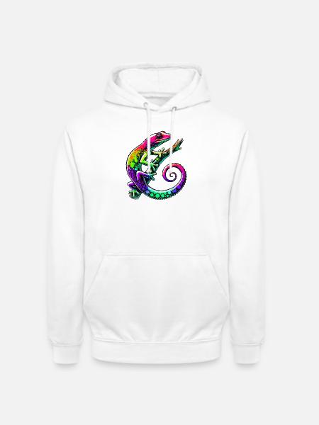 Gecko - Unisex Hoodie - white