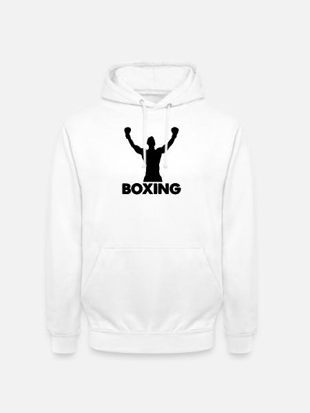 Boxing - Unisex Hoodie - Weiß