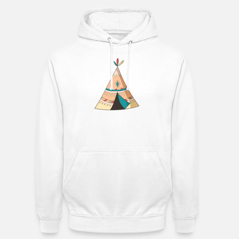 tipi - Hættetrøje unisex - hvid