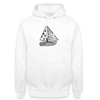 FEIERTAG. FROHE FEIERTAGE. GELIEBTE. MEISTER. LEHRER - Unisex Hoodie - Weiß - Vorne - AI Model Male 185 dark (185cm) & AI Model Female 172 dark (172cm)