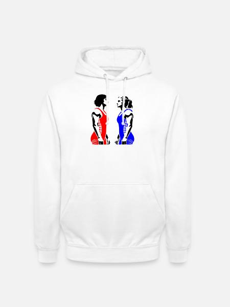 Women's Wrestling - Unisex Hoodie - white
