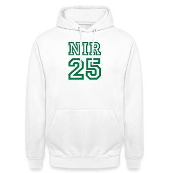 NORTHERN IRELAND Nordirland - Unisex Hoodie - white - Front - AI Model Male 185 dark (185cm) & AI Model Female 172 dark (172cm)
