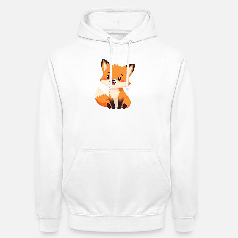 Fuchs - Unisex Hoodie - Weiß