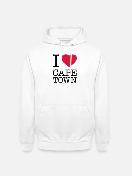 J’AIME LE CAP Kapstadt - Sweat-shirt à capuche unisexe - blanc