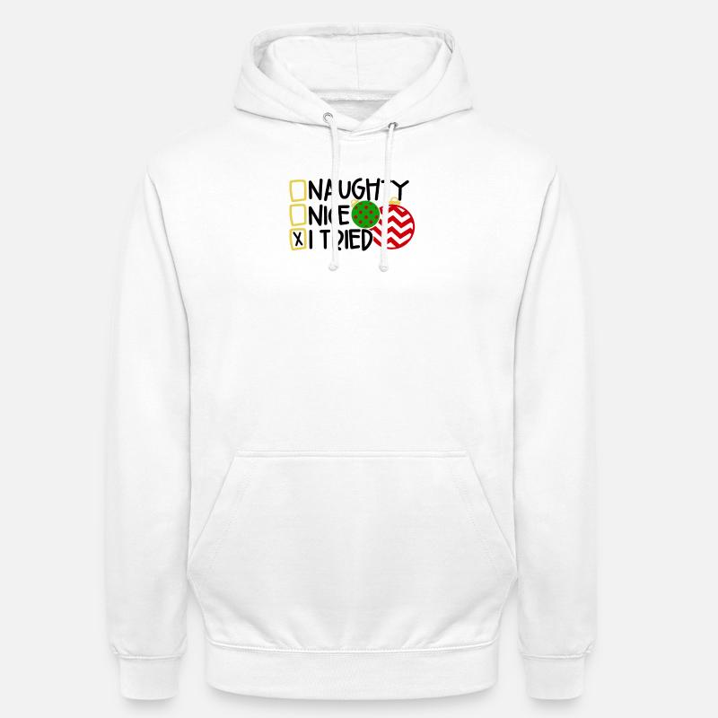 Noël - Sweat-shirt à capuche unisexe - blanc