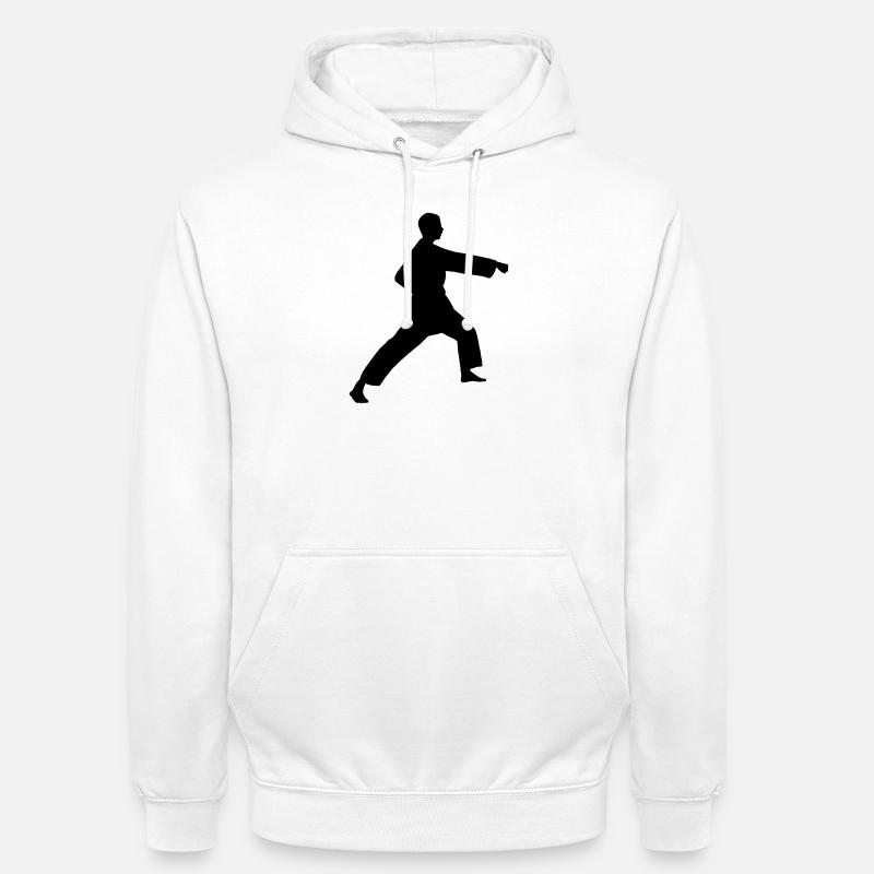 Punsch Karate oder Teakwondo Punsch - Unisex Hoodie - Weiß