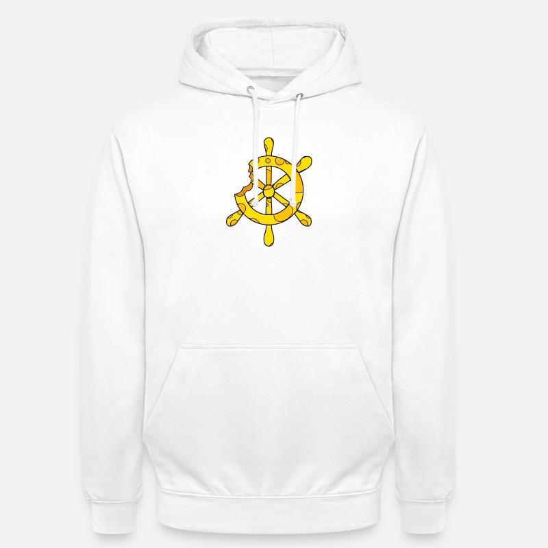 Volant Fromage - Sweat-shirt à capuche unisexe - blanc