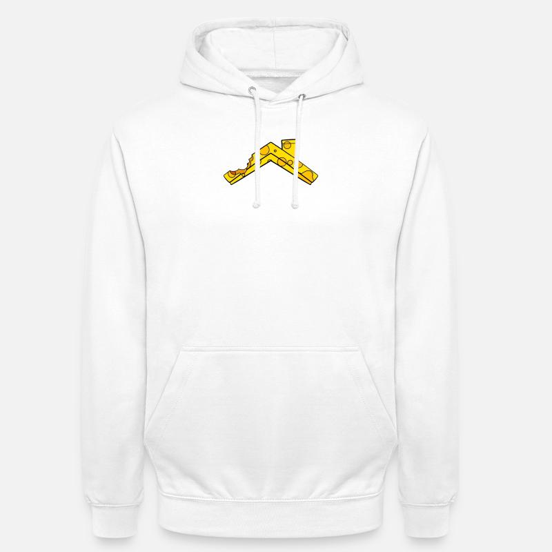 Toit de fromage - Sweat-shirt à capuche unisexe - blanc