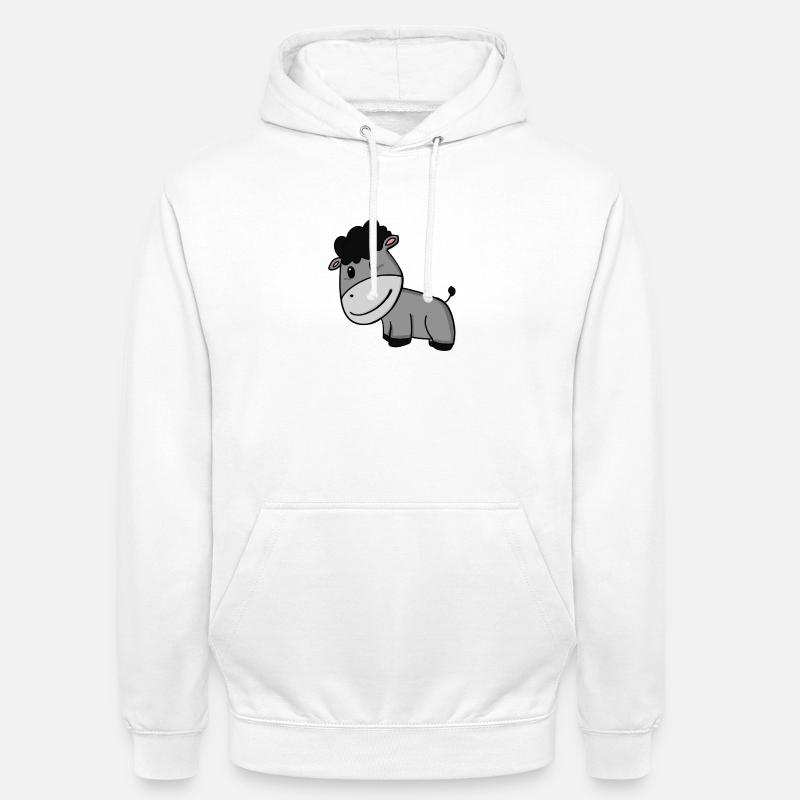Esel - Unisex Hoodie - Weiß