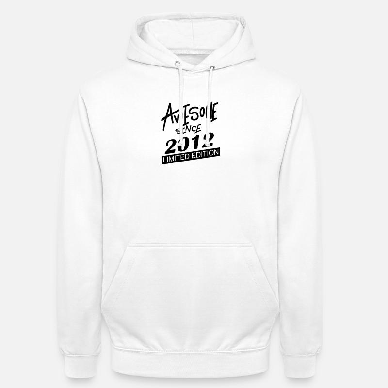 2012 - Millésime 2012 - Sweat-shirt à capuche unisexe - blanc