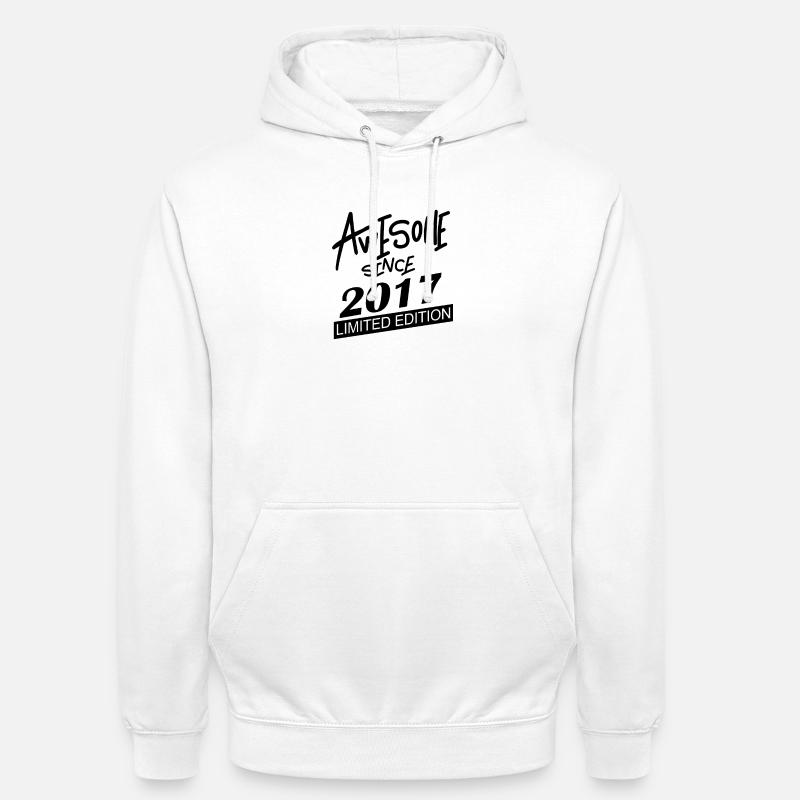 2017 - Millésime 2017 - Sweat-shirt à capuche unisexe - blanc